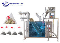 Stand Up Shilong Nylon Triangle Tea Bag Packing Machine Kontrol PLC
