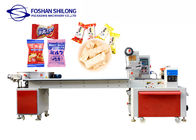 Makanan Sayuran Shilong Horizontal Packing Machine Untuk Sarung Tangan Permen Roti