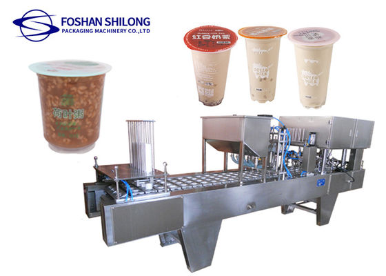 50 - 300ml Cup Fill Seal Packaging Machine Dengan Struktur SS304